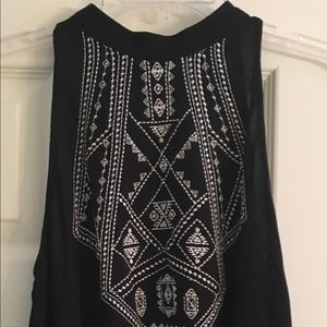 Black Halter Style Blouse